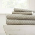 thumbnail image 1 of Simply Soft 4 Piece Floral Patterned Bed Sheet Set, 1 of 3
