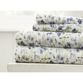 thumbnail image 1 of Simply Soft 4 Piece Floral Patterned Bed Sheet Set, 1 of 3