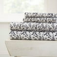 thumbnail image 1 of Simply Soft 4 Piece Sheet Set - Premium Ultra Burst of Vines Pattern 4 Piece Bed Sheets Set, 1 of 4