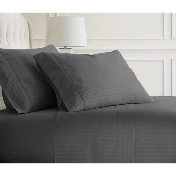 Simply Soft 4-piece Premium Ultra Soft Striped Design Bed Sheet Set