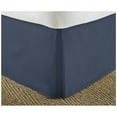 thumbnail image 1 of Home Collection Premium Pleated Bed Skirt Color: Navy Size: QUEEN, 1 of 4