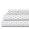 thumbnail image 1 of Simply Soft Chevron Microfiber Sheet Sets, Queen, 4-Pieces, 1 of 4