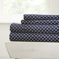thumbnail image 1 of Simply Soft Geometric Patterned 4 Piece Bed Sheet Set, 1 of 2