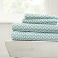thumbnail image 1 of Simply Soft Geometric Patterned 4 Piece Bed Sheet Set, 1 of 2