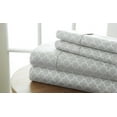 thumbnail image 1 of Simply Soft Geometric Patterned 4 Piece Bed Sheet Set, 1 of 5