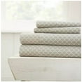 thumbnail image 1 of Simply Soft Geometric Patterned 4 Piece Bed Sheet Set, 1 of 2