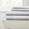 thumbnail image 1 of Simply Soft Premium Ultra Soft Pinstriped Pattern 4 Piece Bed Sheet Set, 1 of 2