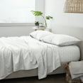 thumbnail image 1 of Simply Soft by Merit Linens 4-Piece Blue or Pink Floral Patterned King Bed Sheet Set, 1 of 3