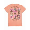 thumbnail image 1 of Simply Southern Coffee Bow Peach T-Shirt, 1 of 5