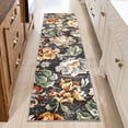 thumbnail image 1 of Simply Southern Cottage Franklin Floral 2' X 8' Dark Grey Runner Rug, 1 of 9