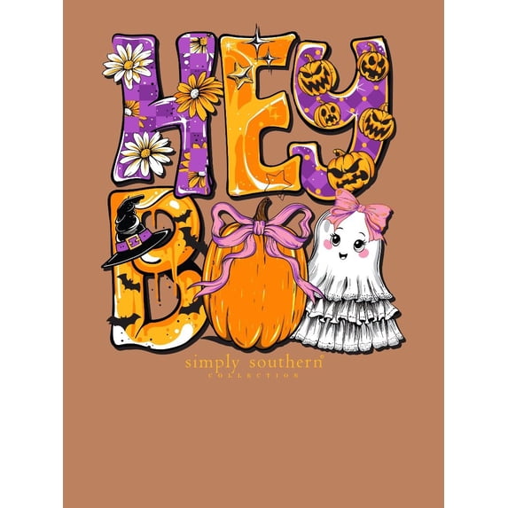 Simply Southern Hey Boo Ghost Fall T-Shirt