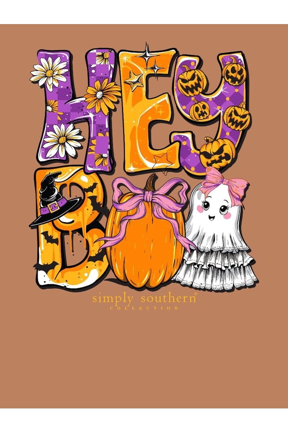 Simply Southern Hey Boo Ghost Fall T-Shirt
