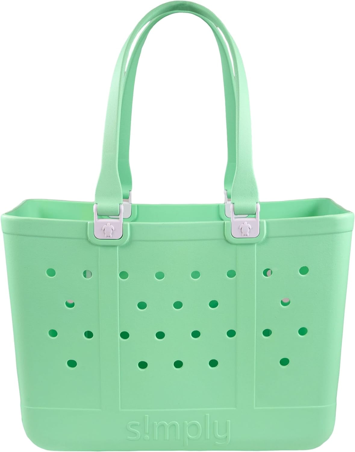 Simply Southern Large Waterproof Tote Bag Lime