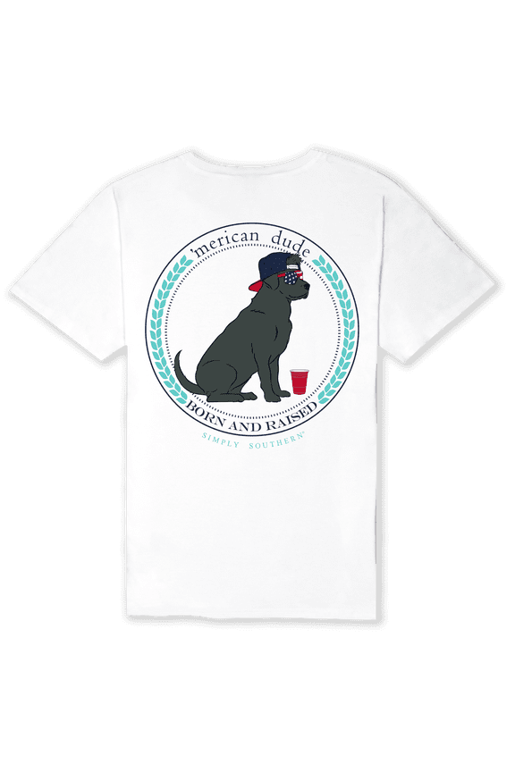 Simply Southern Merican Dude Logo Dog Unisex T-Shirt