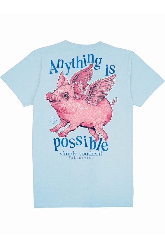 Simply Southern Pig With Wings T-Shirt