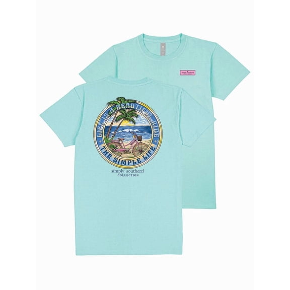 Simply Southern Simple Beach Aqua T-Shirt