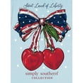 thumbnail image 1 of Simply Southern Sweet USA Bow T-Shirt, 1 of 4