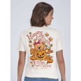thumbnail image 1 of Simply Southern Teddy Leaves Falling Fall T-Shirt, 1 of 4