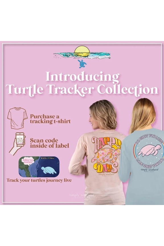 Simply Southern Turtle Tracker USA Flag T-Shirt