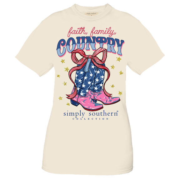 Simply Southern USA Country Boots T-Shirt