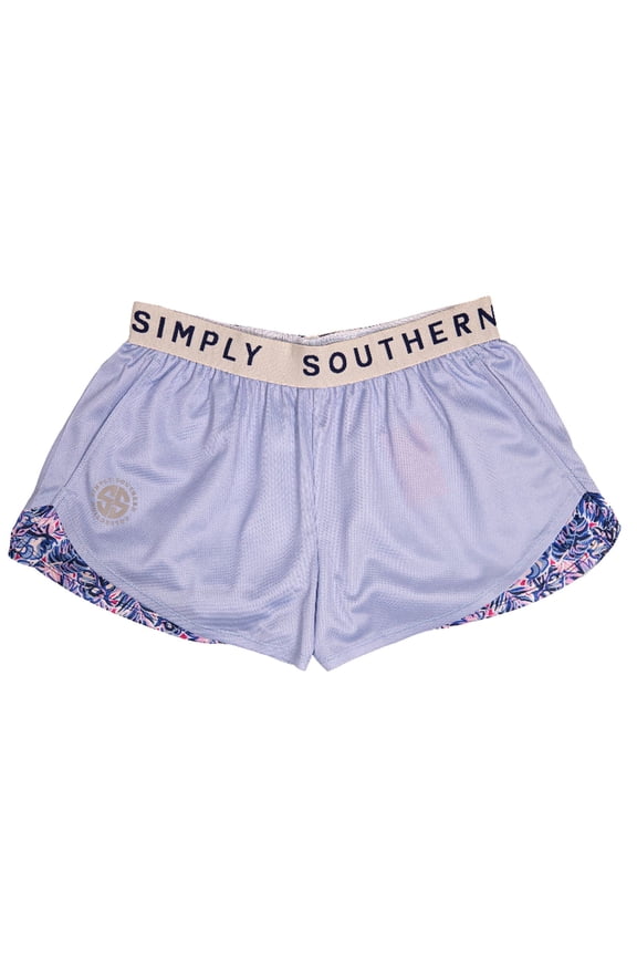 Women's Athletic Cheer Shorts in Leaf- Large