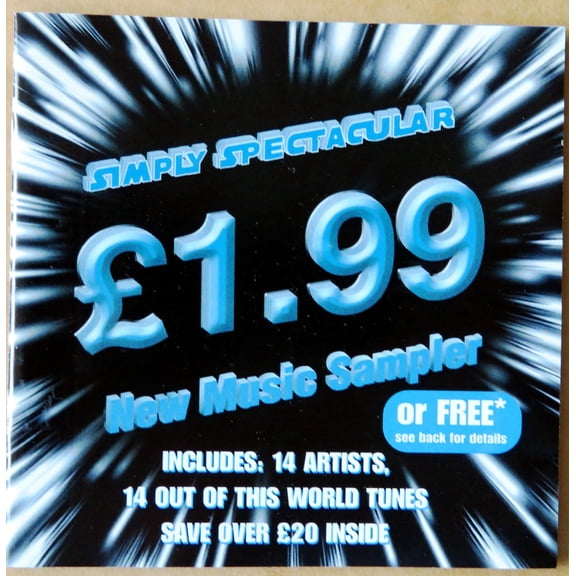 Simply Spectacular $2.99 New Music Sampler
