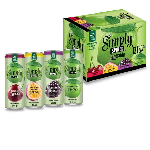 Simply Spiked Vp3 Limeade , 12 Pack, 12 fl oz Aluminum Cans, 5% ABV
