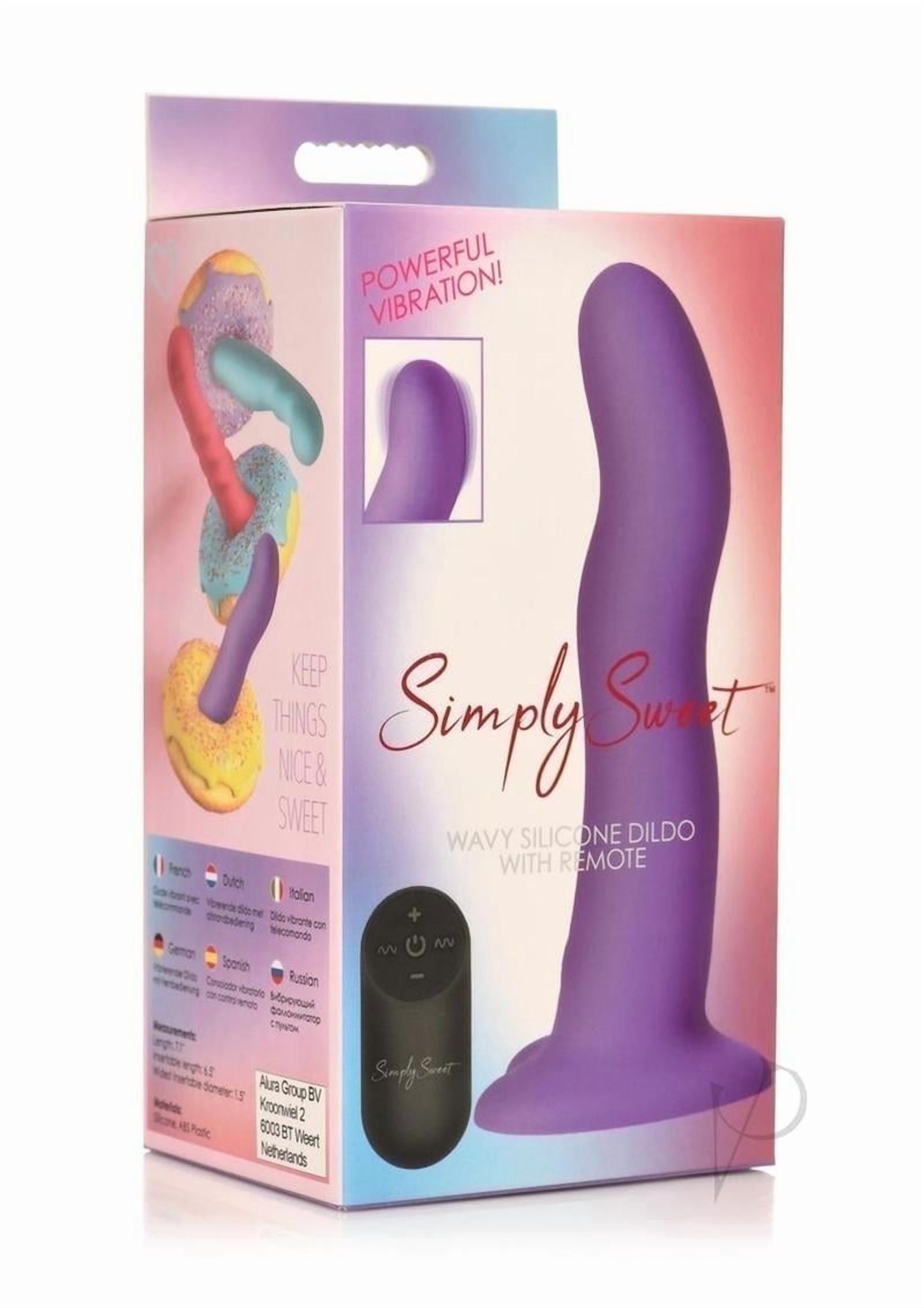 vibrator dünn Good Vibes Only Flax Vibrating Dildo G-Punkt Vibrator Lila, 44,80 €