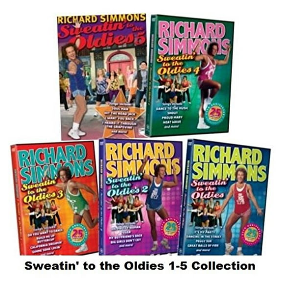 Richard Simmons Sweatin To The Oldies 5 DVD Set