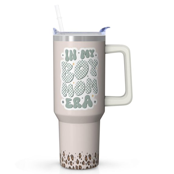 Simply The Best Gift for Mom - 40 Oz Stainless Steel Tumbler with Straw for Mama, Insulated Cup, For Mother's Day Birthday and Christmas Presents