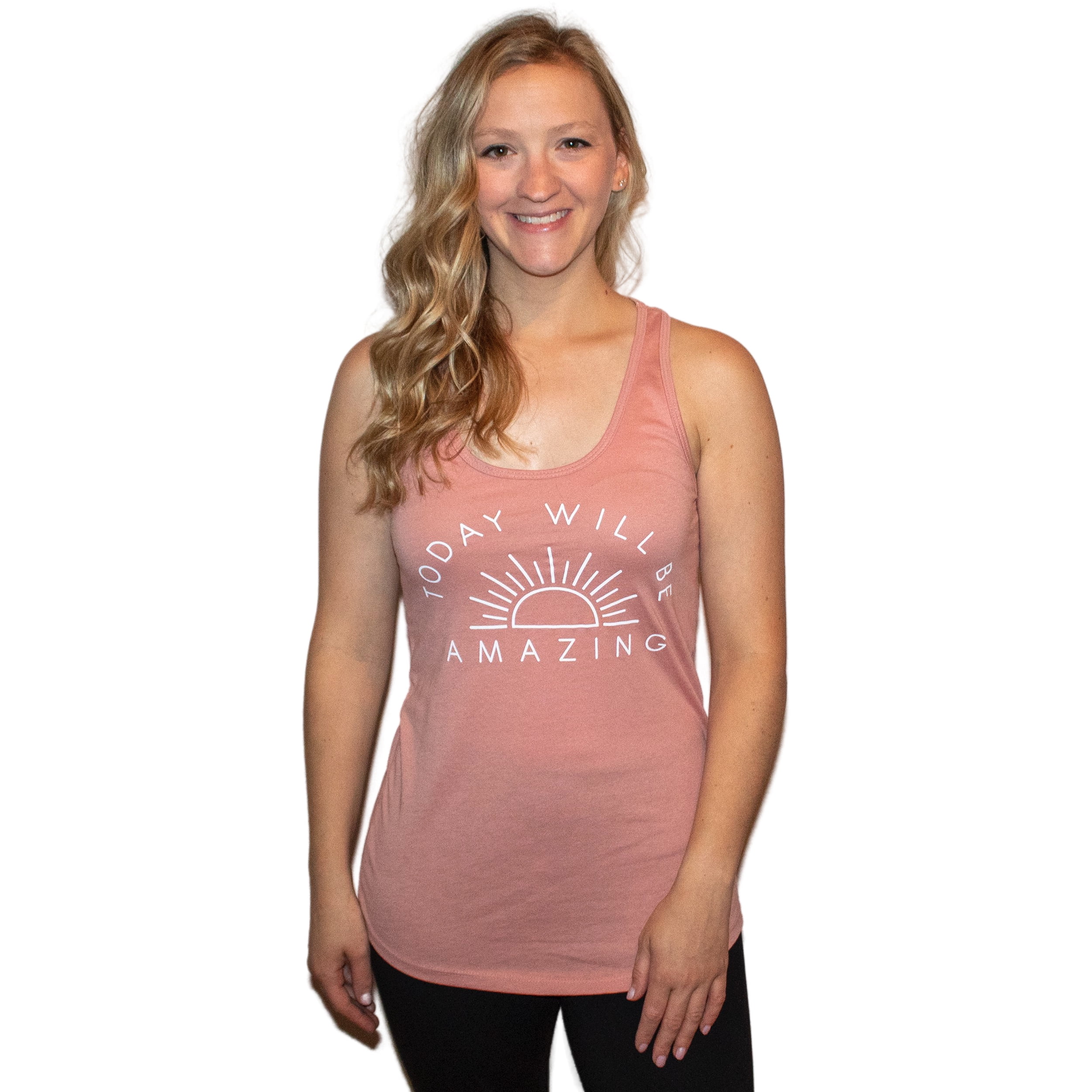 Simply Threads Women's Active Today Will Be Amazing Graphic Tank Top