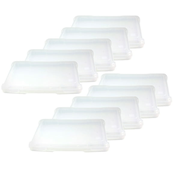 8.5" x 11" Storage Case by Simply Tidy - Portable Case for Documents - Papers - Sewing - Crafts - Bulk 10 Pack