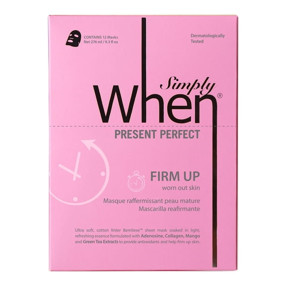 Simply When - Present Perfect Firm Up Ultra-Soft Cotton Linter Bemliese Sheet Mask (12 PACK)