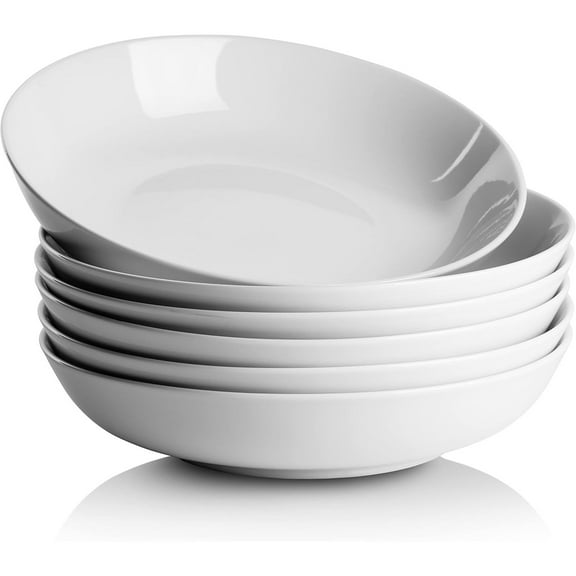 Simply White 36 Oz Pasta/Dinner Bowl, Set of 6