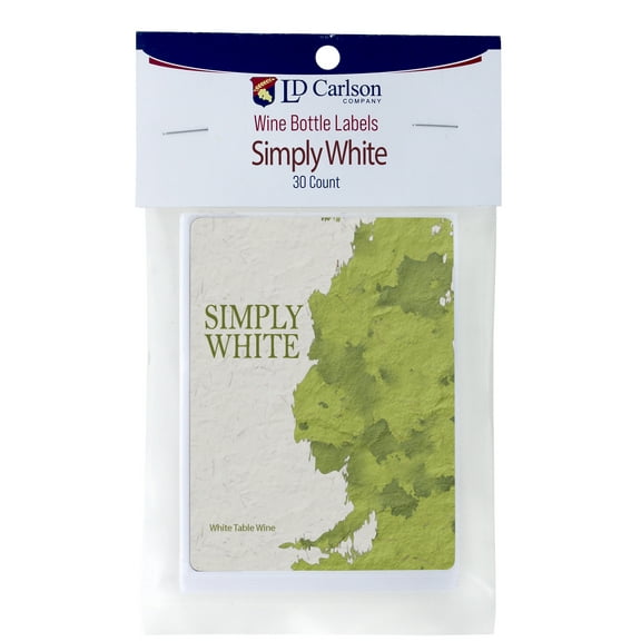 Simply White Wine Labels