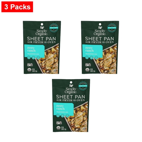 Simply Zesty Ranch Seasoning Mix - 0.99 oz - 3 Packs