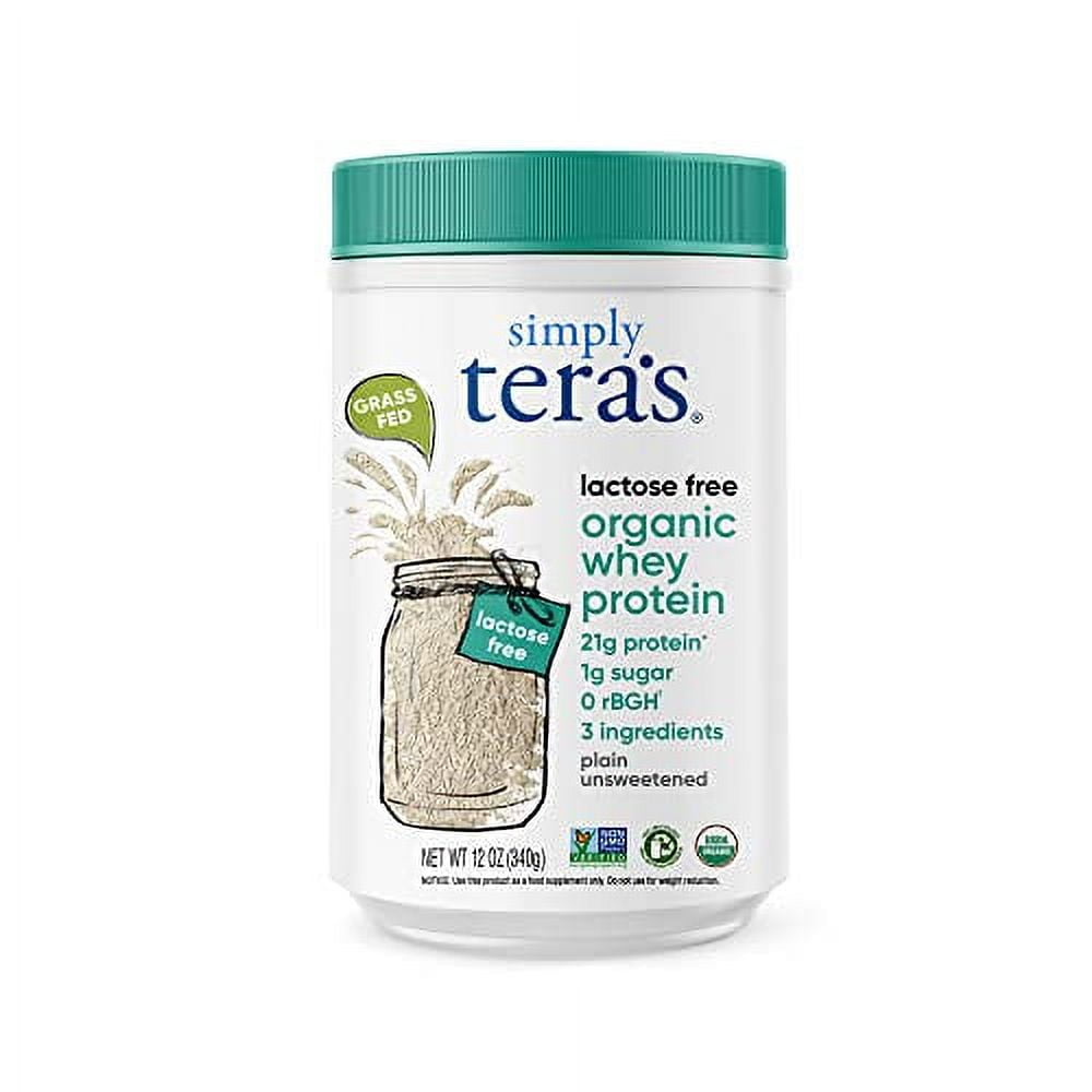 Simply tera's Organic Lactose Free whey Protein Powder Plain