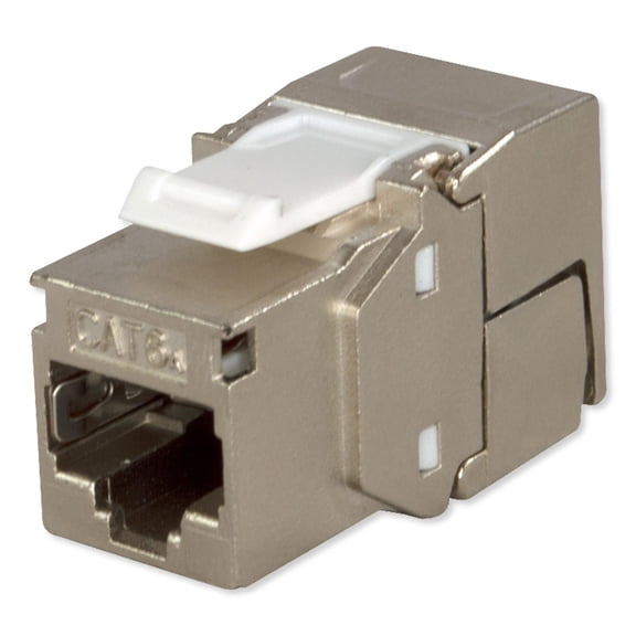 Simply45 S45-3750 10G Rated 180-Degree Shielded Keystone Jack