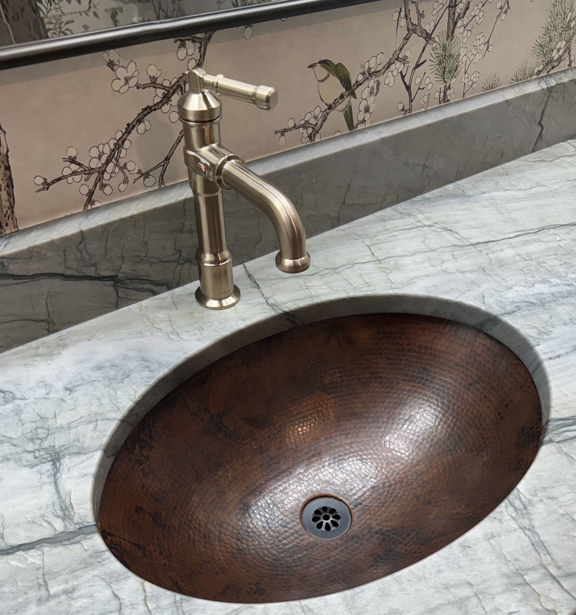 SimplyCopper Rio Grande Oval Copper 21" x 15" x 5.5" Drop-In Sink