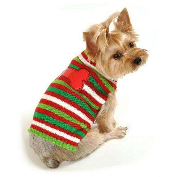 SimplyDog Holiday Bone Sweater, Multiple Sizes Available