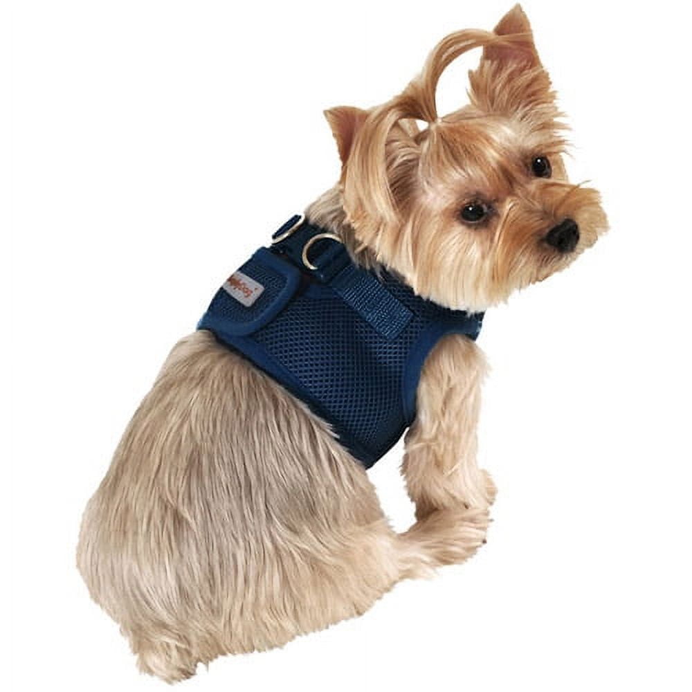 SimplyDog Mesh Dog Body Harness, Navy - Walmart.com