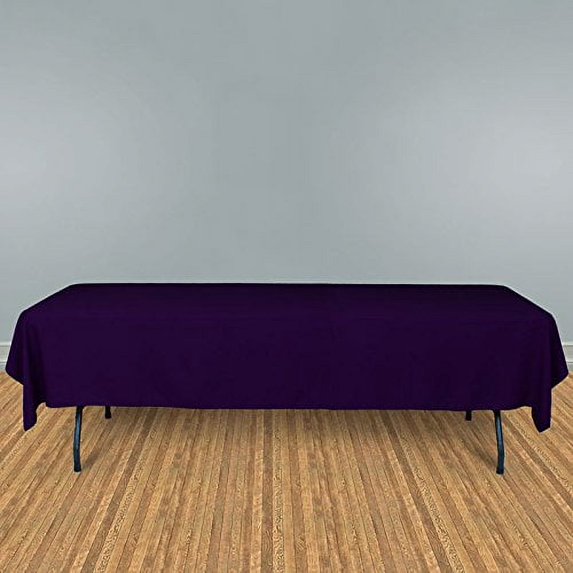 SimplyPoly Tablecloth-Rectangle (60" x 120", Eggplant)