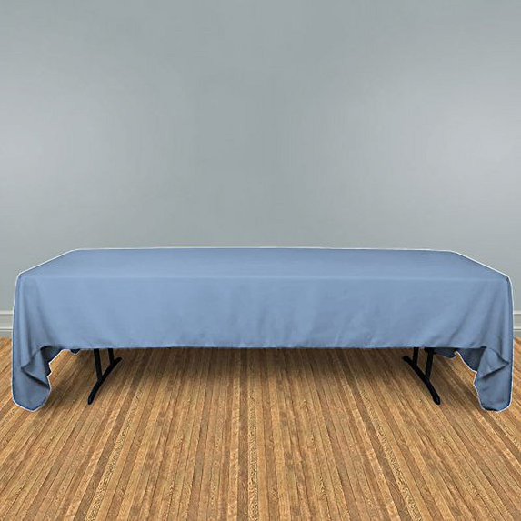 SimplyPoly Tablecloth-Rectangle (60" x 144", Baby Blue)