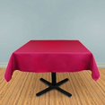 thumbnail image 1 of SimplyPoly Tablecloth-Square (90" Square, Fuchsia Pink), 1 of 2