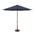 thumbnail image 1 of SimplyShade 9ft Outdoor Octagon Patio Umbrella with Auto Tilt, Navy Blue, 1 of 8