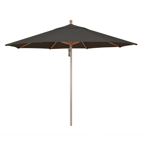 SimplyShade 11ft Outdoor Octagon Patio Umbrella , Black