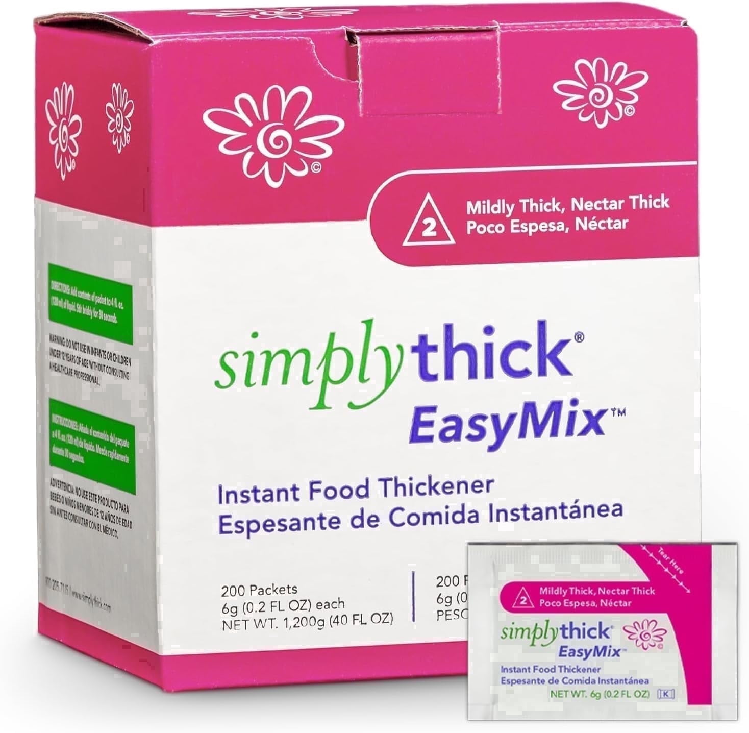 Simply Thick, Gel Thickener for Dysphagia, 40 oz, IDDSI Level 2