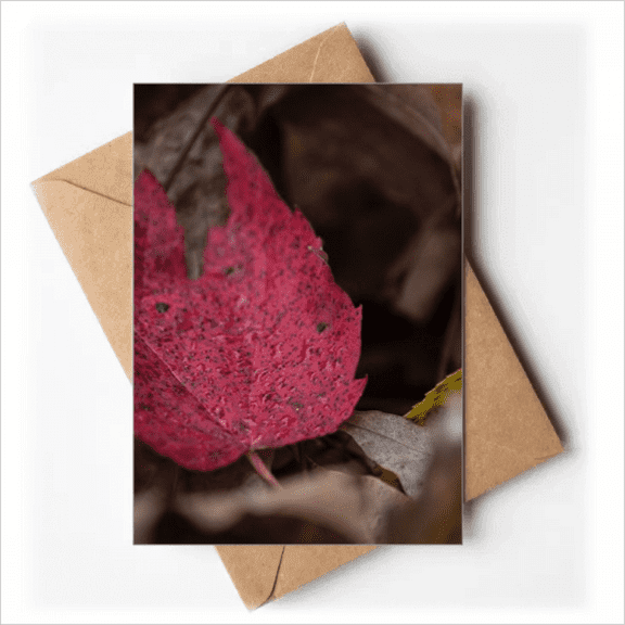 Simpol Red Maple Picture Greeting Cards You are Invited Invitations