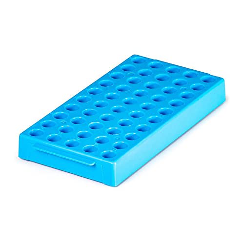 Simport Cryovial T315-2 Polypropylene Workstation Rack, Blue (Case of 4)$$Furniture