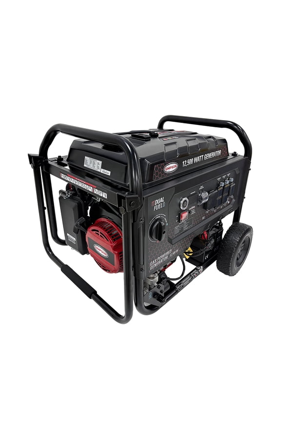 12500W Portable Generator, Electric Start, CO Sensor, Wheels (SF1012)